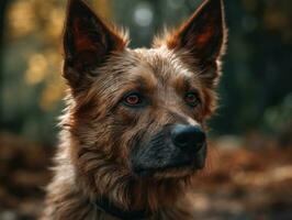 belgisk laekenois hund skapas med generativ ai teknologi foto