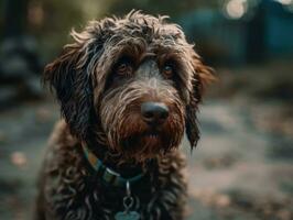 barbet hund skapas med generativ ai teknologi foto