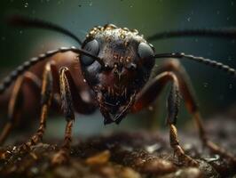 myra porträtt skapas med generativ ai teknologi foto