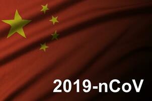 2019-ncov ny korona virus begrepp. respiratorisk syndrom från wuhan stad. kinesisk infektion foto