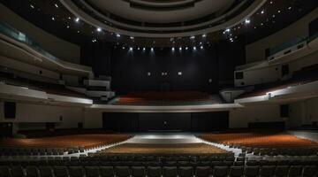 elegant stor konsert hall för musik prestanda foto