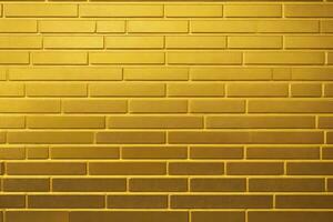 guld tegel vägg bakgrund, guld vägg bakgrund, tegel vägg bakgrund, vägg bakgrund, tegel bakgrund, tegel vägg textur bakgrund, tegel mönster, tegel vägg, ai generativ foto