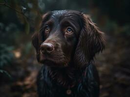 boykin spaniel hund skapas med generativ ai teknologi foto