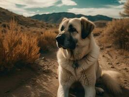 anatoliska herde hund skapas med generativ ai teknologi foto
