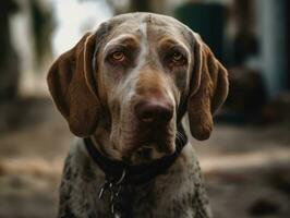 bracco italiano hund skapas med generativ ai teknologi foto