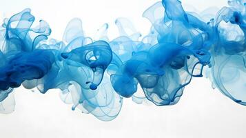 dynamisk blå krom kul - genererad ai Färg explosion foto