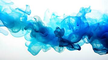 vibrerande blå kromatisk explosion - genererad ai Färg brista foto