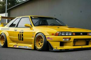 sport bil nissan horisont gtr 31 jdm. ai generativ proffs Foto