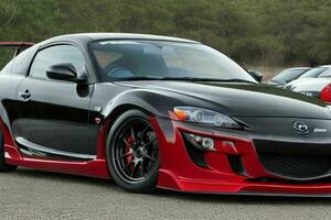 sport bil mazda rx8 jdm. ai generativ proffs Foto