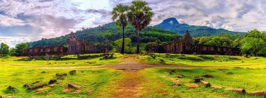 vat phou eller wat phu i Champasak-provinsen, södra Laos foto