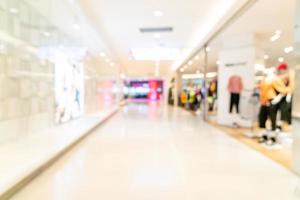 abstrakt oskärpa shoppar och butik i köpcentrum för bakgrund