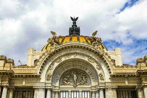 mexico stad mexico 2021 Fantastisk palats av bra konst arkitektonisk mästerverk i mexico stad. foto