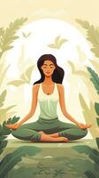 mindfulness - yoga meditation och egenvård foto