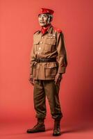 indonesiska veteran- soldat foto