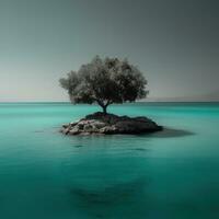 turkos minimalistisk landskap fotografi foto