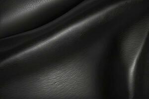 elegant svart läder textur för banderoller och bakgrunder foto