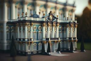 miniatyr- se av de hermitage museum i st petersburg ryssland foto