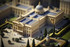 upptäcka de skönhet av vatican stad genom tiltshift fotografi foto