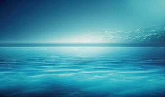 eterisk djup blå sjö vatten abstrakt bakgrund för professionell använda sig av foto