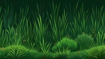 frodig grön gräsmatta textur bakgrund för utomhus- mönster foto