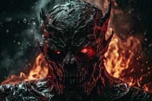 inferno av ondska en filmiska skott med otrolig detalj foto