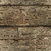klar aztec sten vägg textur för sömlös design foto