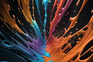 abstrakt Färg stänk flytande bakgrund tapet foto
