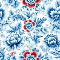 retro årgång utsmyckad prydnad bricka glaserad portugisiska mosaik- mönster blommig blå fyrkant konst foto