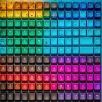 tangentbord knappar färgrik palett bakgrund mode hindu vibrerande figur damm smink teckning foto