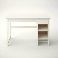 tabell med lådor modern scandinavian interiör möbel minimalism trä ljus studio Foto