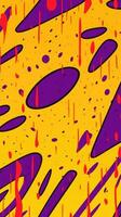 uttrycksfull graffiti neon konstnärlig lekfull illustration design skriva ut geometrisk syra former stil foto