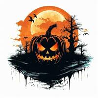 domkraft lykta pumpa halloween ClipArt illustration vektor tshirt klistermärke skära klippbok tatuering foto