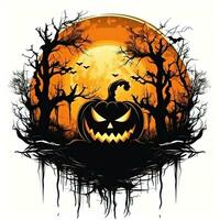 domkraft lykta pumpa halloween ClipArt illustration vektor tshirt klistermärke skära klippbok tatuering foto