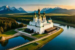 de kazan katedral i Ryssland. ai-genererad foto