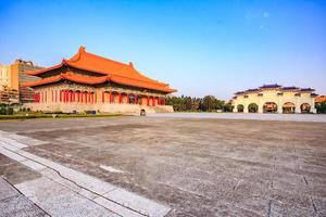 utsikt över taiwan nationella teatersal byggnad foto