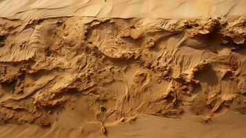 brun sand bakgrund i de öken- foto