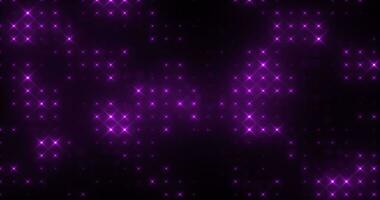 abstrakt slinga lysande lila ljus disko vägg med ljus lökar abstrakt bakgrund foto