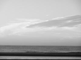 de ö av langeoog i Tyskland foto