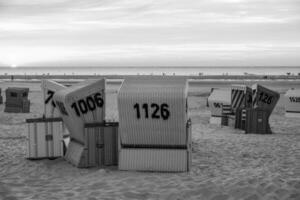 de strand av langeoog ö foto