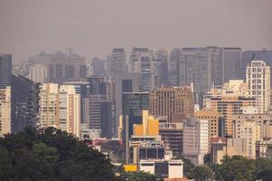 byggnader i mitten av Sao Paulo, Brasilien