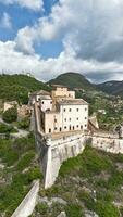 castelfranco, en historisk befästning i final ligur foto