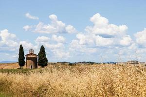 toskanska landet, Italien foto