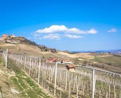 barolo och barbaresco landsbygd i regionen Piemonte
