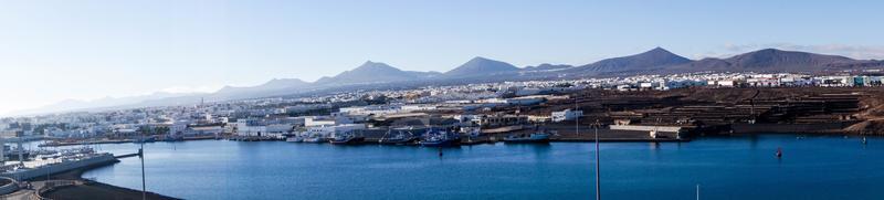 inre hamn arrecife Lanzarote Spanien foto