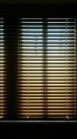 venetian blind ljus ai genererad foto