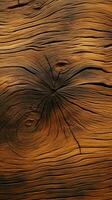 texturerad bark trä fil, idealisk för naturligt tema bakgrunder vertikal mobil tapet ai genererad foto