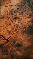 äkta bark trä textur fil för skapande naturlig bakgrunder vertikal mobil tapet ai genererad foto
