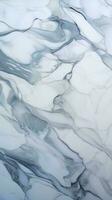 naturlig mönstrad vit marmor textur, perfekt för elegant mönster vertikal mobil tapet ai genererad foto