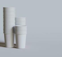 kaffe kopp realistisk Färg och realistisk texturer återges med 3d programvara illutration foto
