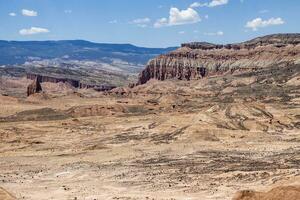 skön sten formationer i utah foto